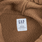 Gap Sweater Stitched Spell Out Brown Hoodie Pullover Adult LARGE