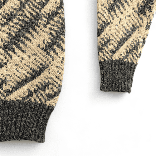 Vintage Abstract Sweater 90s Brown JT Beckett Adult MEDIUM