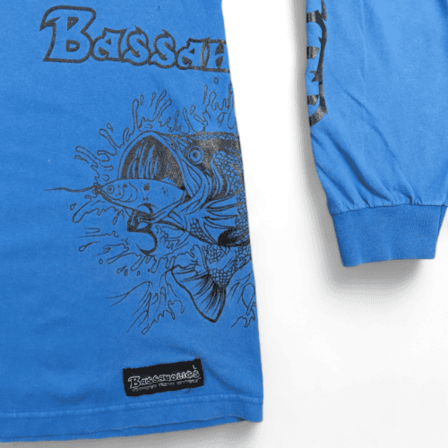 Bassaholics Shirt Y2K Blue Long Sleeve Adult LARGE