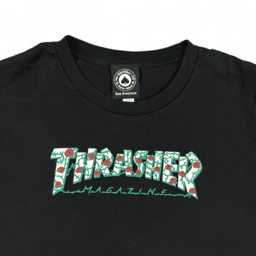Thrasher Skateboard Magazine Shirt Black Adult MEDIUM