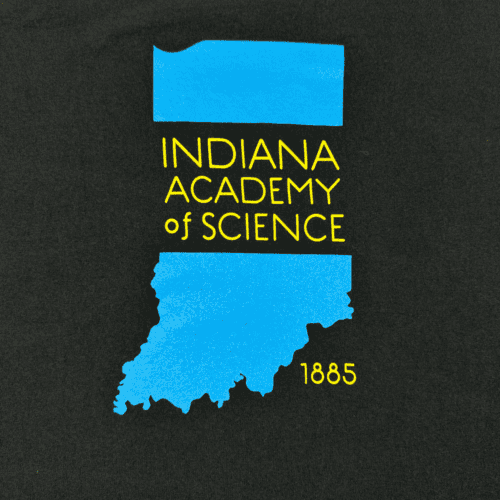 Indiana Academy Of Science Shirt Black Adult EXTRA LARGE