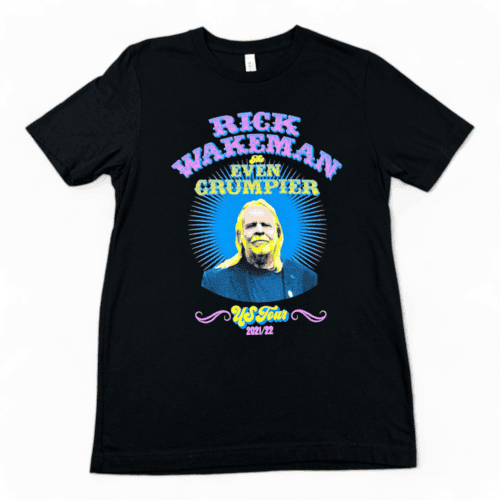 Rick Wakeman Shirt Even Grumpier Tour Womens MEDIUM