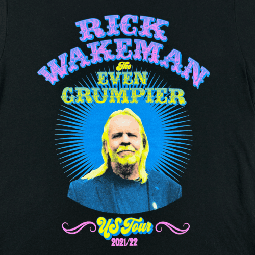 Rick Wakeman Shirt Even Grumpier Tour Womens MEDIUM