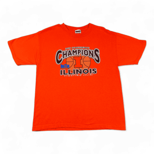 Big Ten Shirt University Illinois Fighting Illini 2005 Conference Champions Adult LARGE