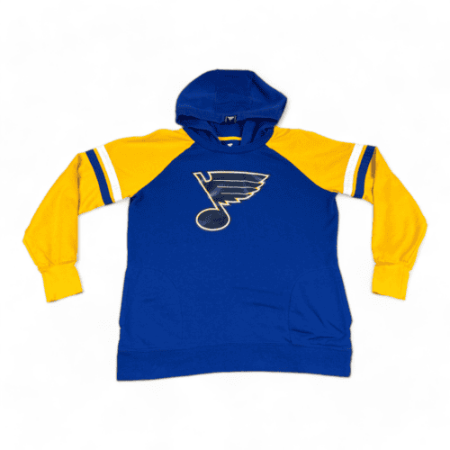 St Louis Blues Sweater Hoodie Pullover NHL Hockey Womens LARGE