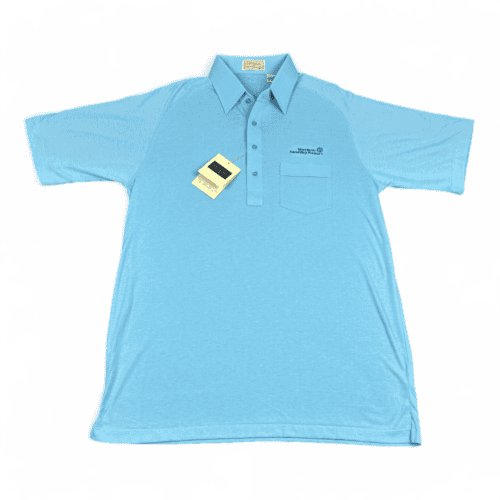 Vintage Sheraton Sand Key Resort Polo Shirt 80s Blue Florida Adult LARGE
