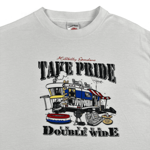 Vintage Trailer Park Shirt 90s Pride Double Wide Adult MEDIUM