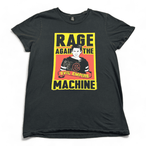 Rage Against The Machine Shirt Black Band Tee Womens LARGE