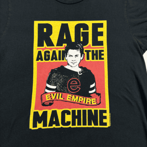 Rage Against The Machine Shirt Black Band Tee Womens LARGE