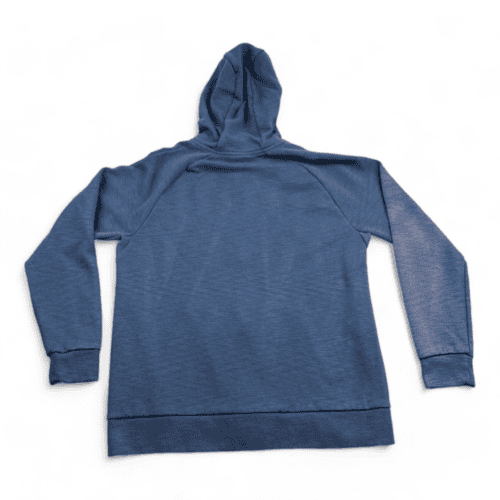 Nike Sweater Blue Zip Hoodie Logo Spell Out Adult MEDIUM